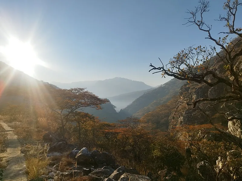 Manchewe-vízesés Livingstonia közelében