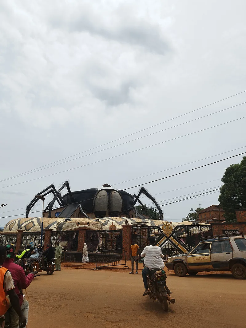 Foumban szultáni palotája Kamerunban