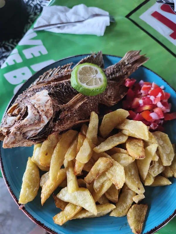 Sült tilápia